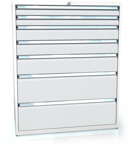 Drawer cabinet 1240 x 1014 x 750 - 7x drawers
